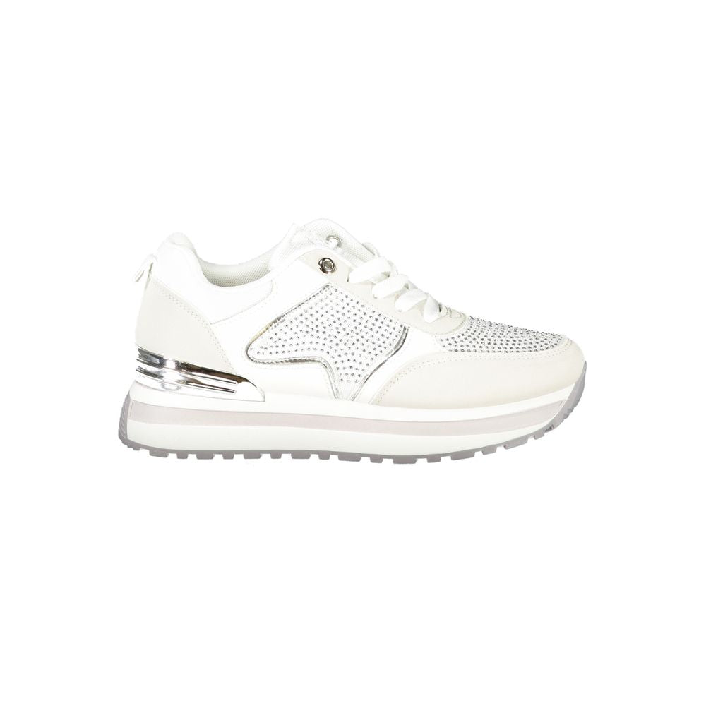 Laura Biagiotti White Polyester Sneaker Laura Biagiotti