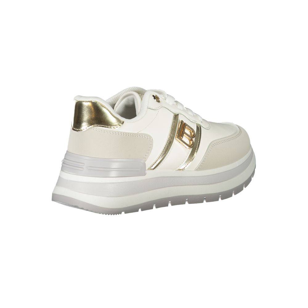 Laura Biagiotti White Polyester Sneaker Laura Biagiotti