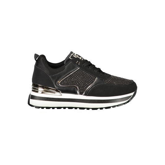 Laura Biagiotti Black Polyester Sneaker Laura Biagiotti