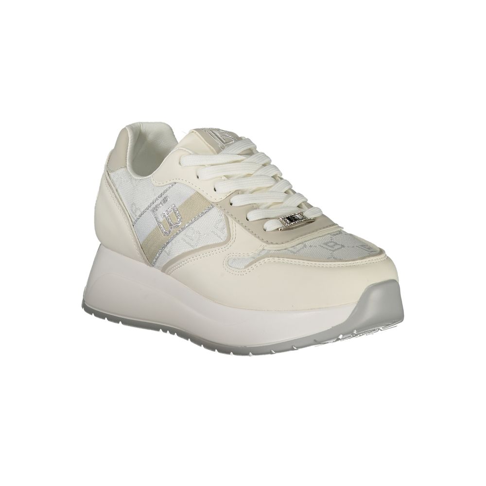 Laura Biagiotti White Polyester Sneaker Laura Biagiotti