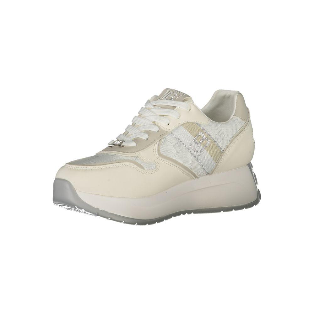 Laura Biagiotti White Polyester Sneaker Laura Biagiotti