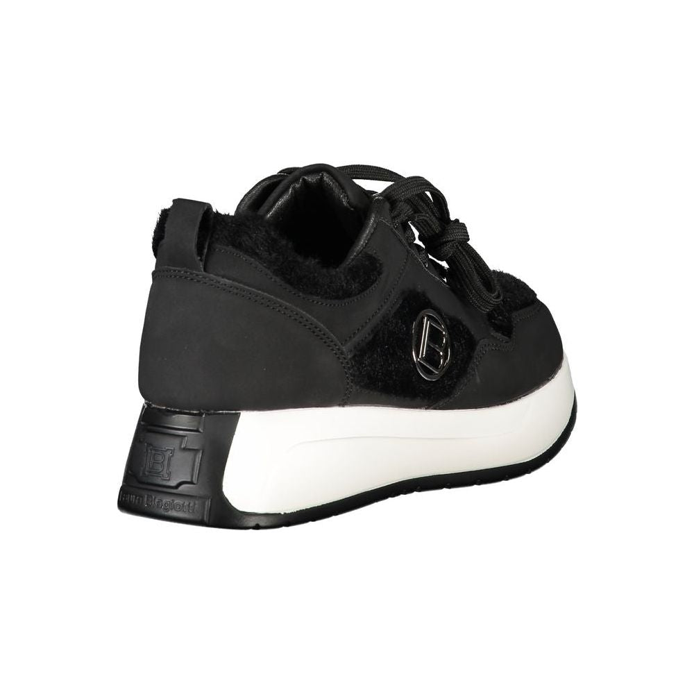 Laura Biagiotti Black Polyethylene Sneaker Laura Biagiotti