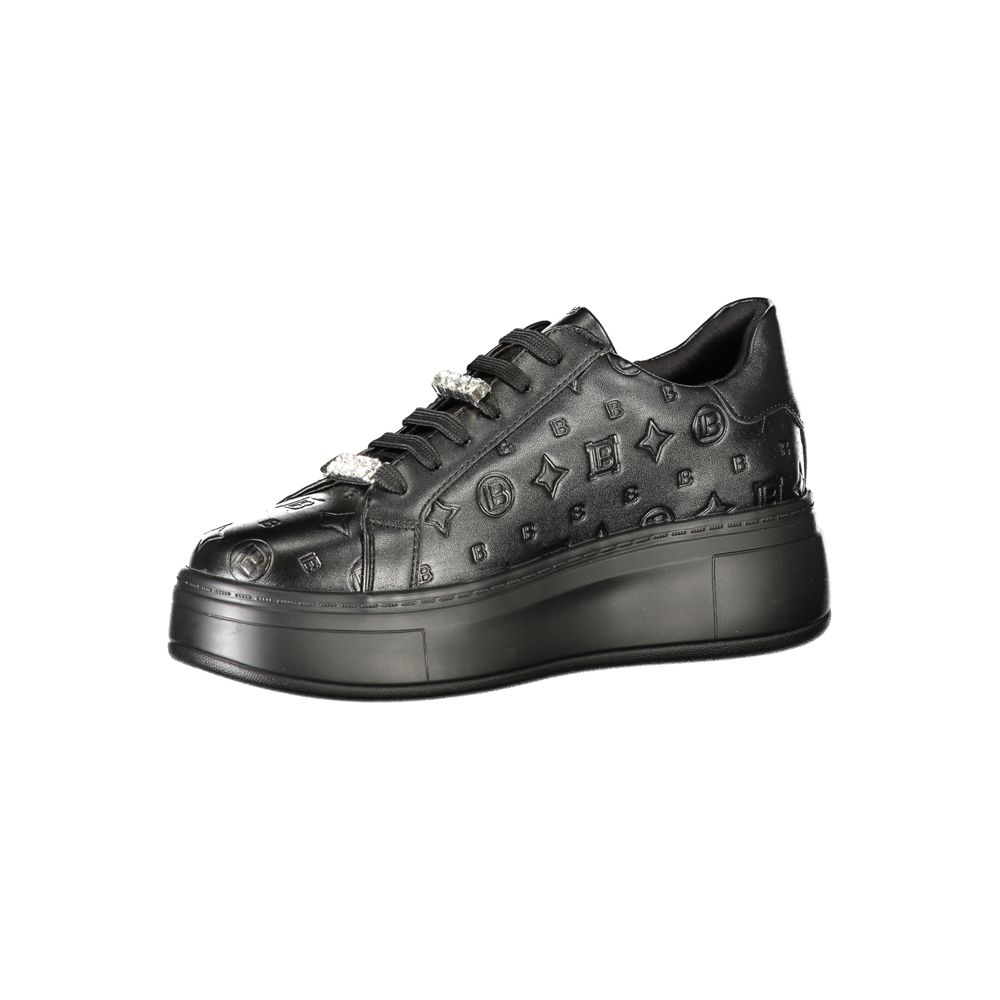 Laura Biagiotti Black Polyester Sneaker Laura Biagiotti