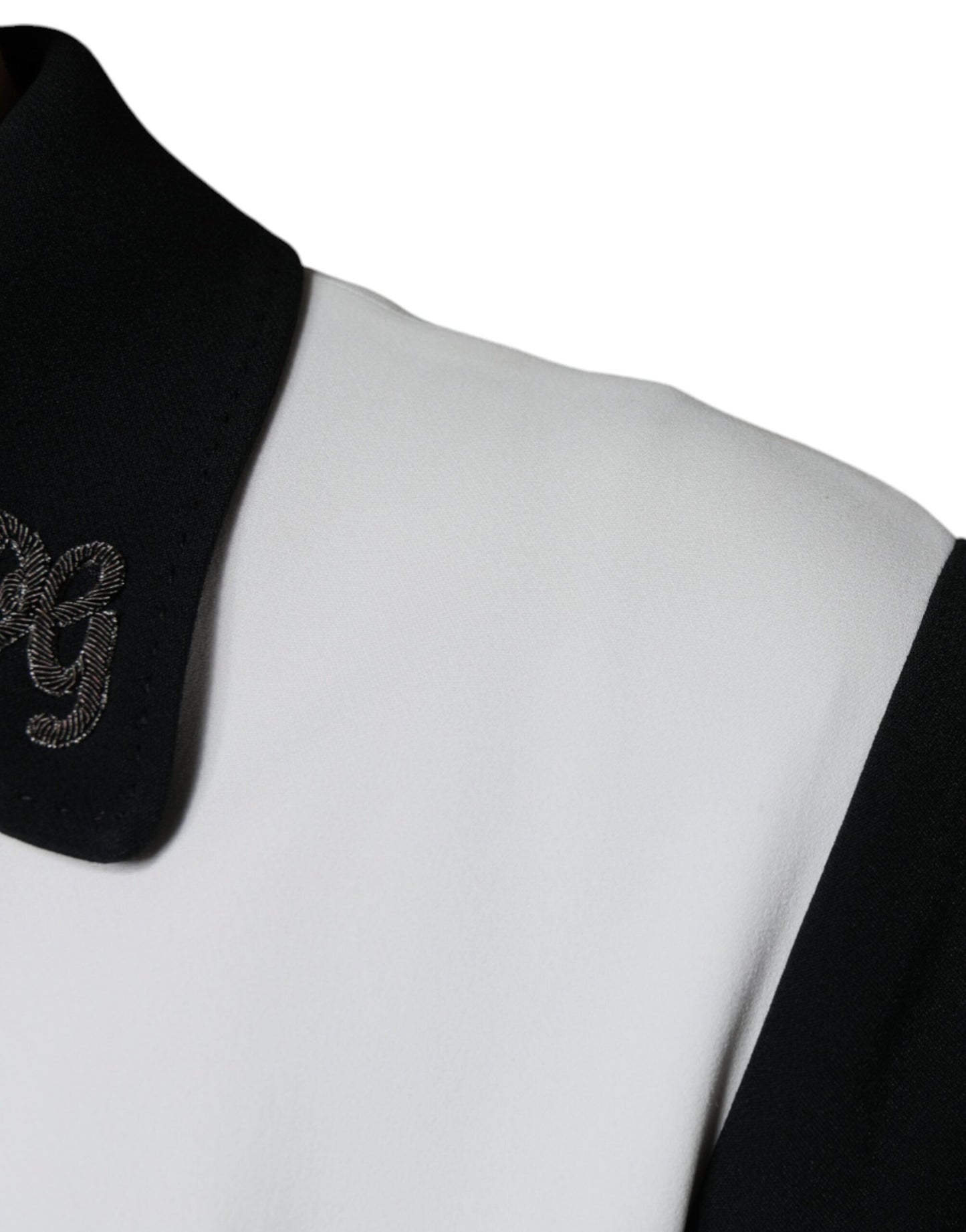 Dolce & Gabbana Black White DG Crown Full Zip Blouson Jacket Dolce & Gabbana