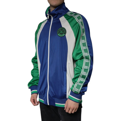 Dolce & Gabbana Multicolor Polyester Full Zip Bomber Jacket