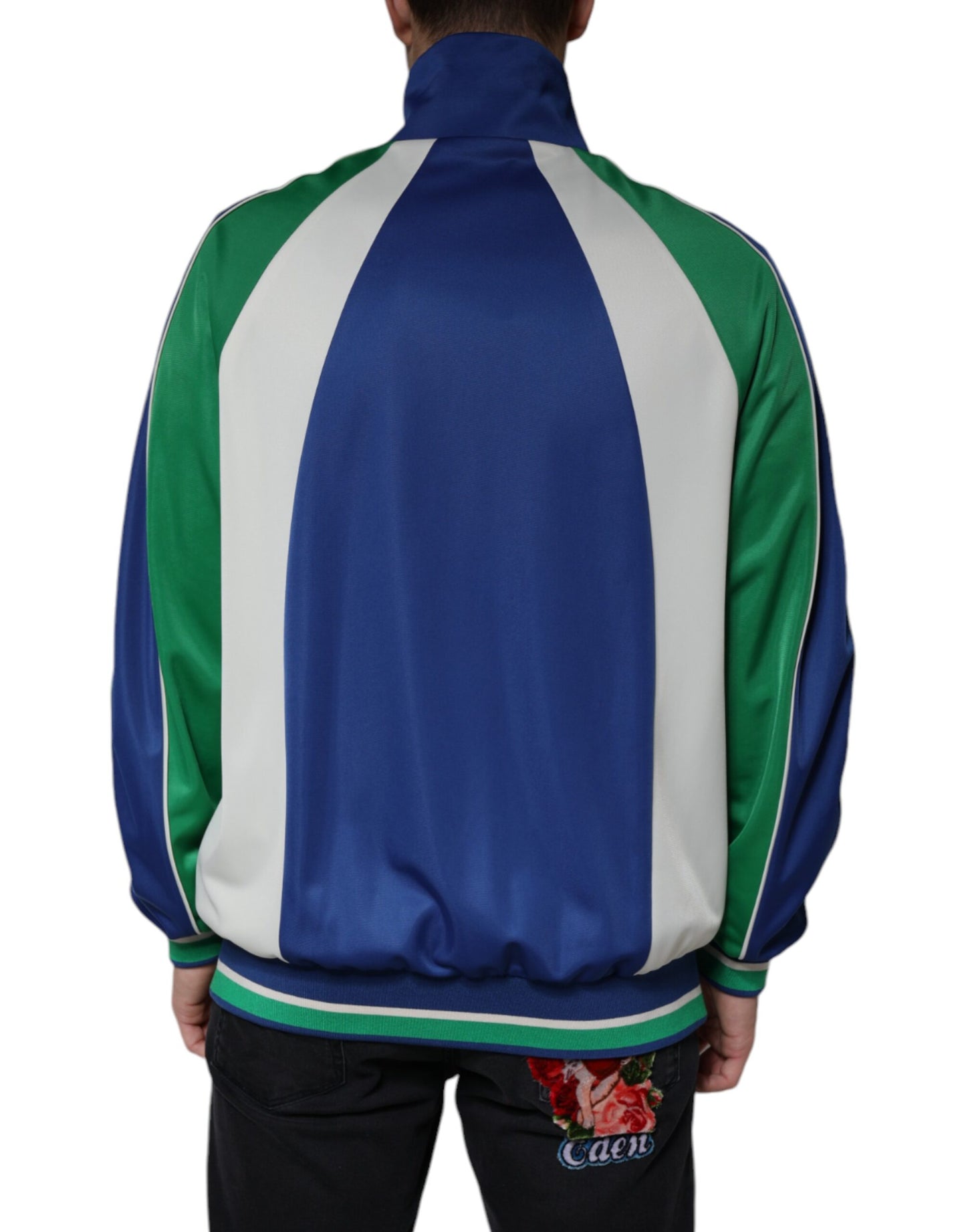 Dolce & Gabbana Multicolor Polyester Full Zip Bomber Jacket Dolce & Gabbana