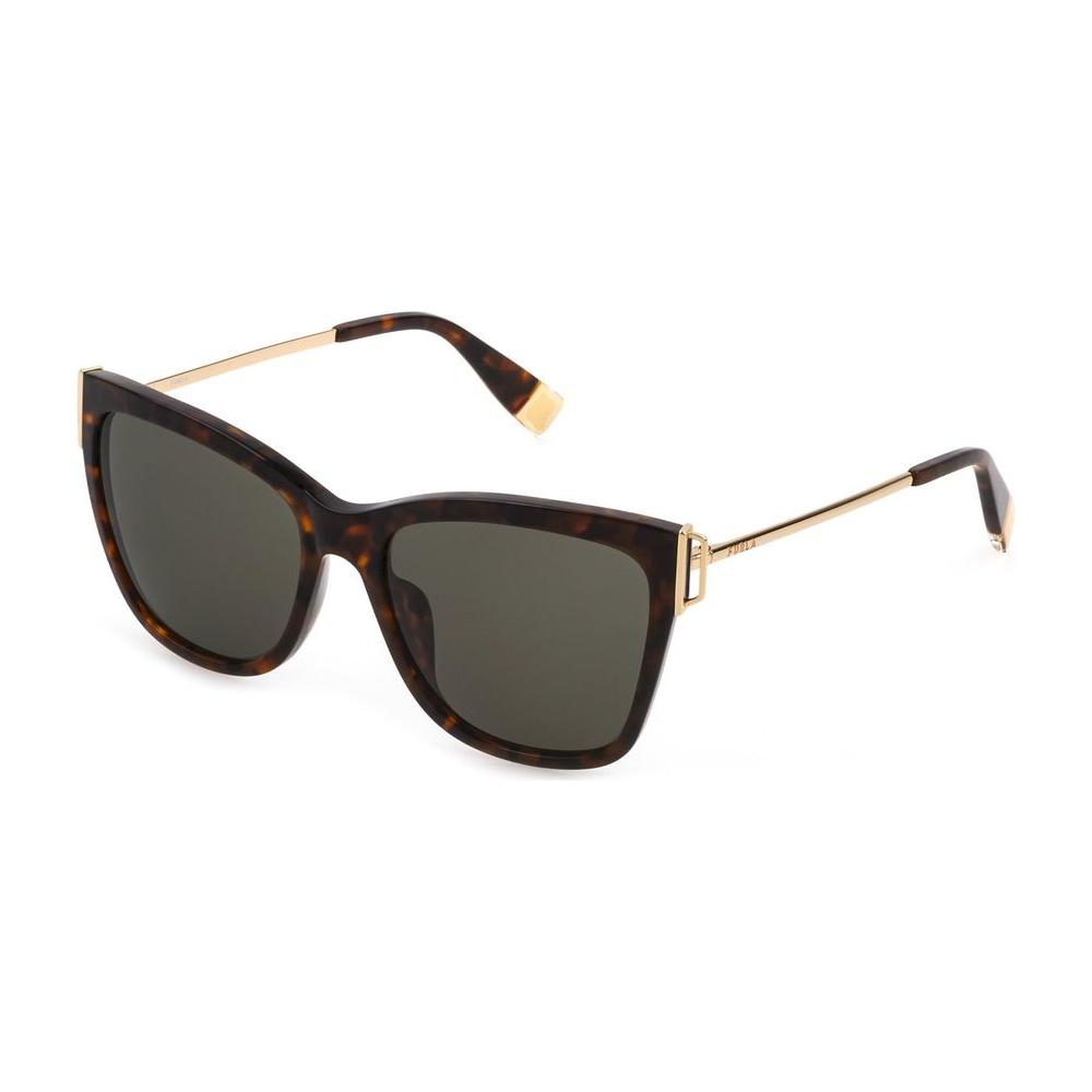 Furla Brown Acetate Sunglasses Furla