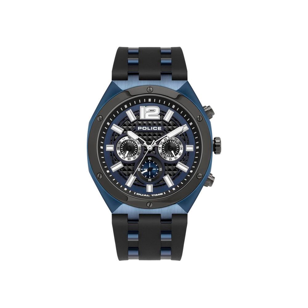 Police Blue Silicone Watch Police