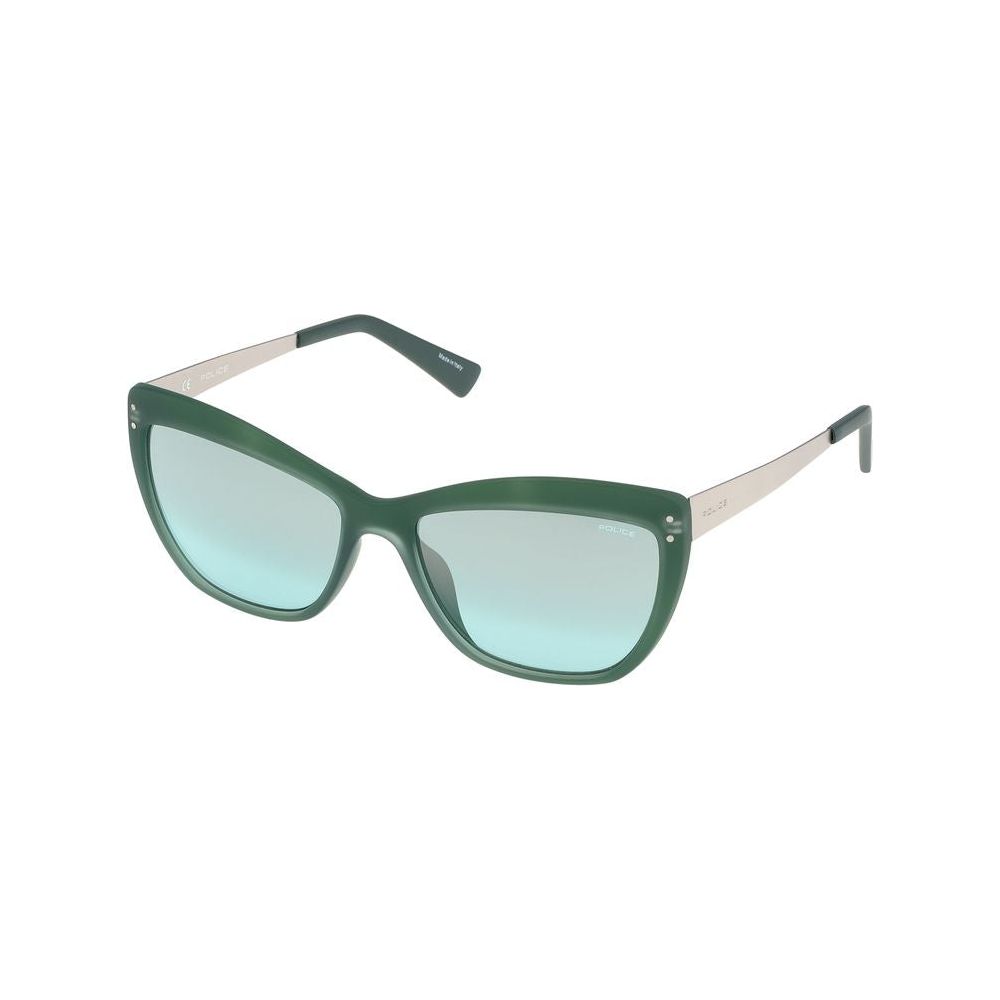 Police Green Injected Sunglasses Police