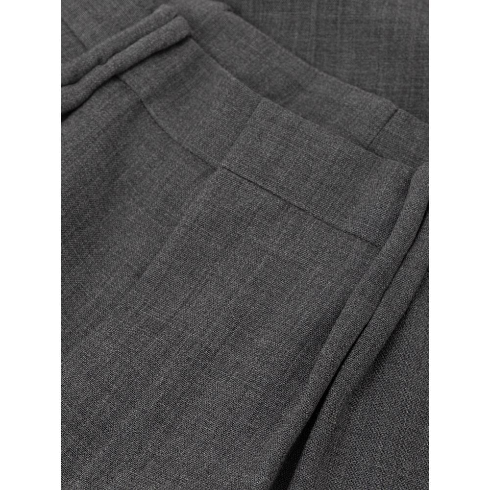 Dior Gray Wool Vergine Men Trousers Dior