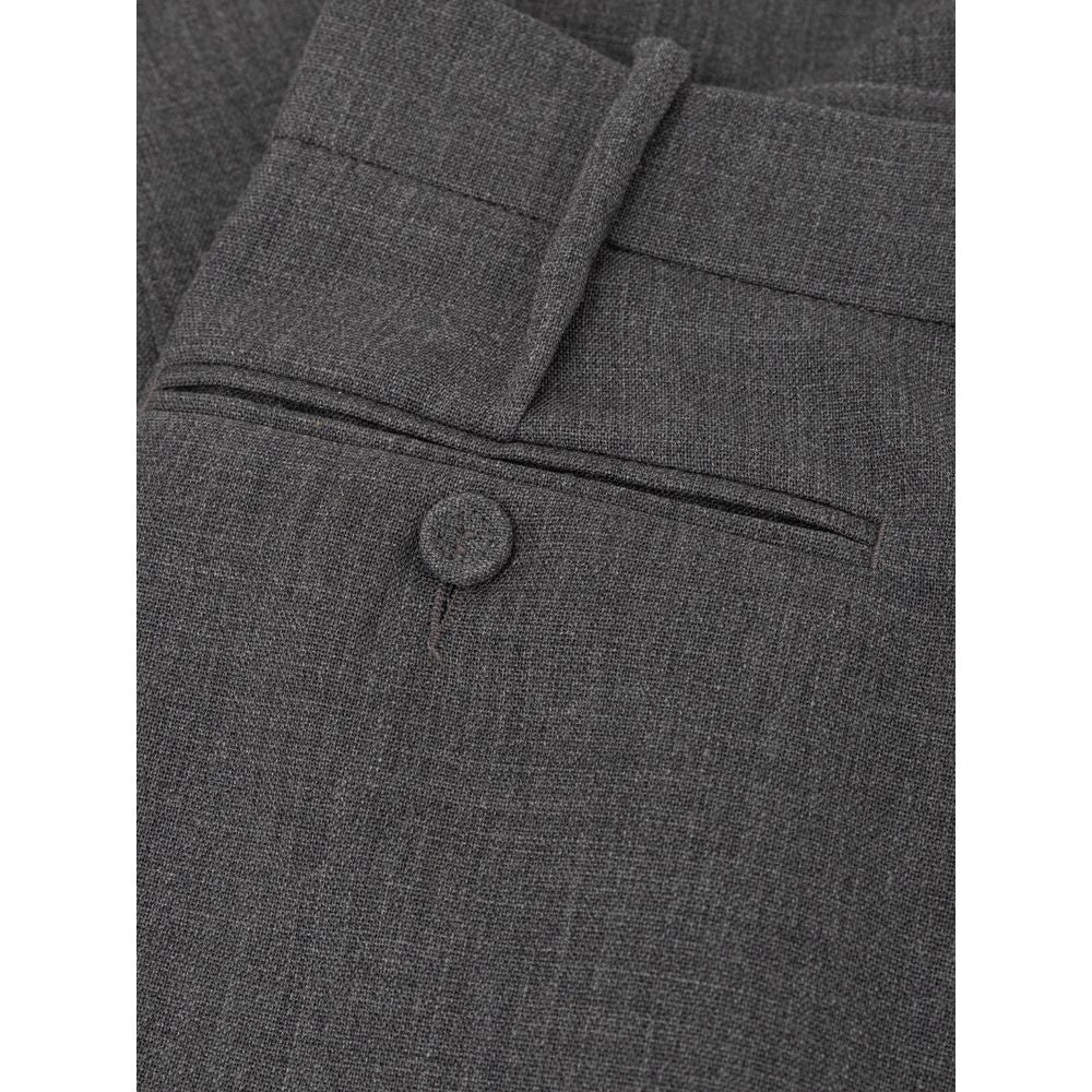 Dior Gray Wool Vergine Men Trousers Dior