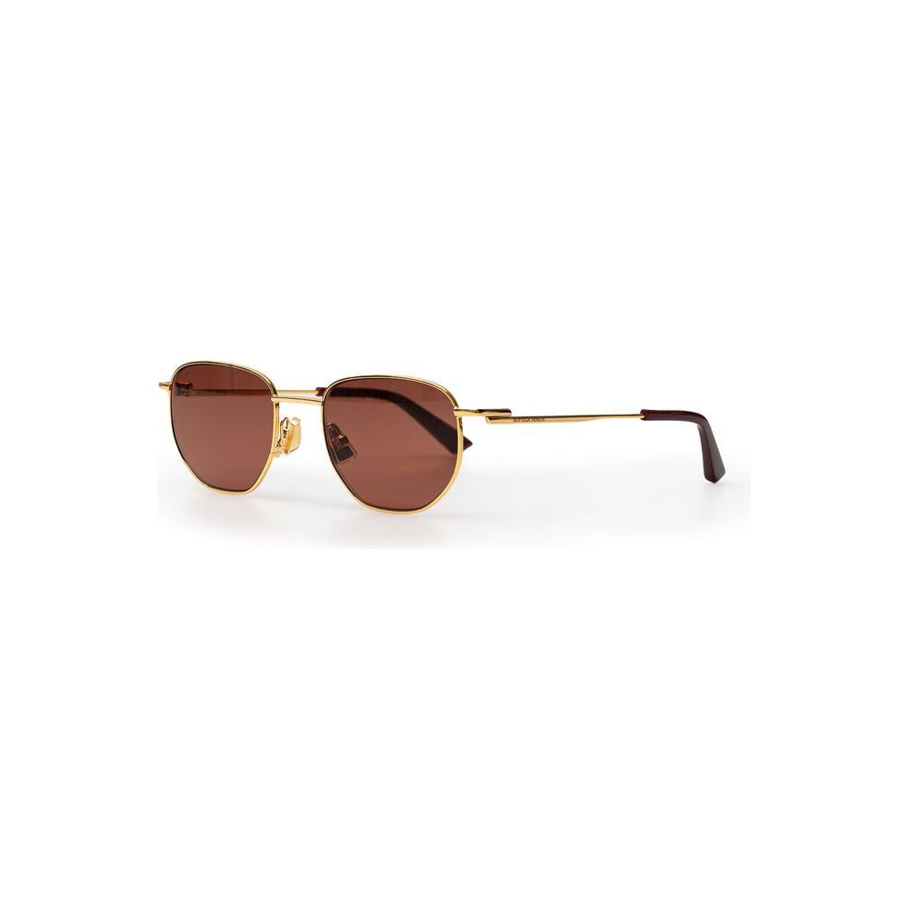 Bottega Veneta Gold Metal Sunglasses Bottega Veneta