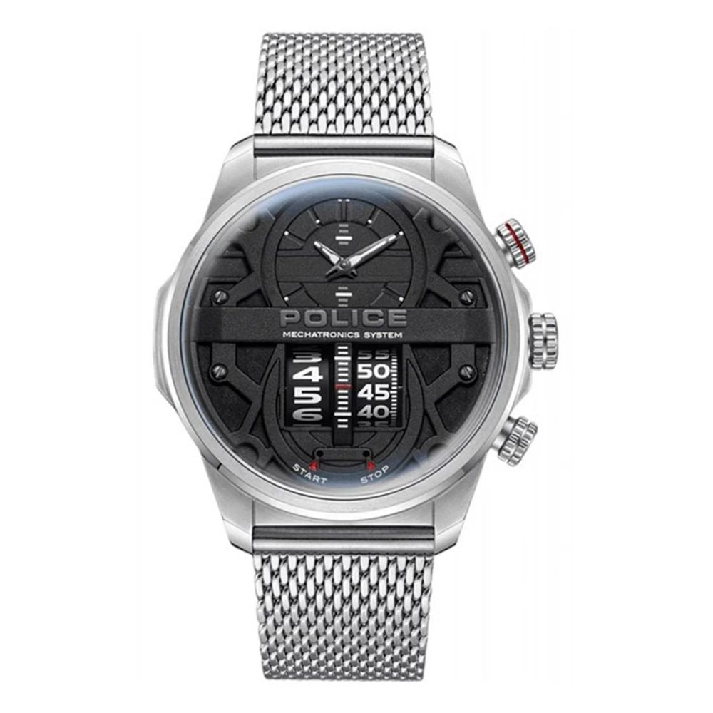 Police Gray Stainless Steel Watch Police