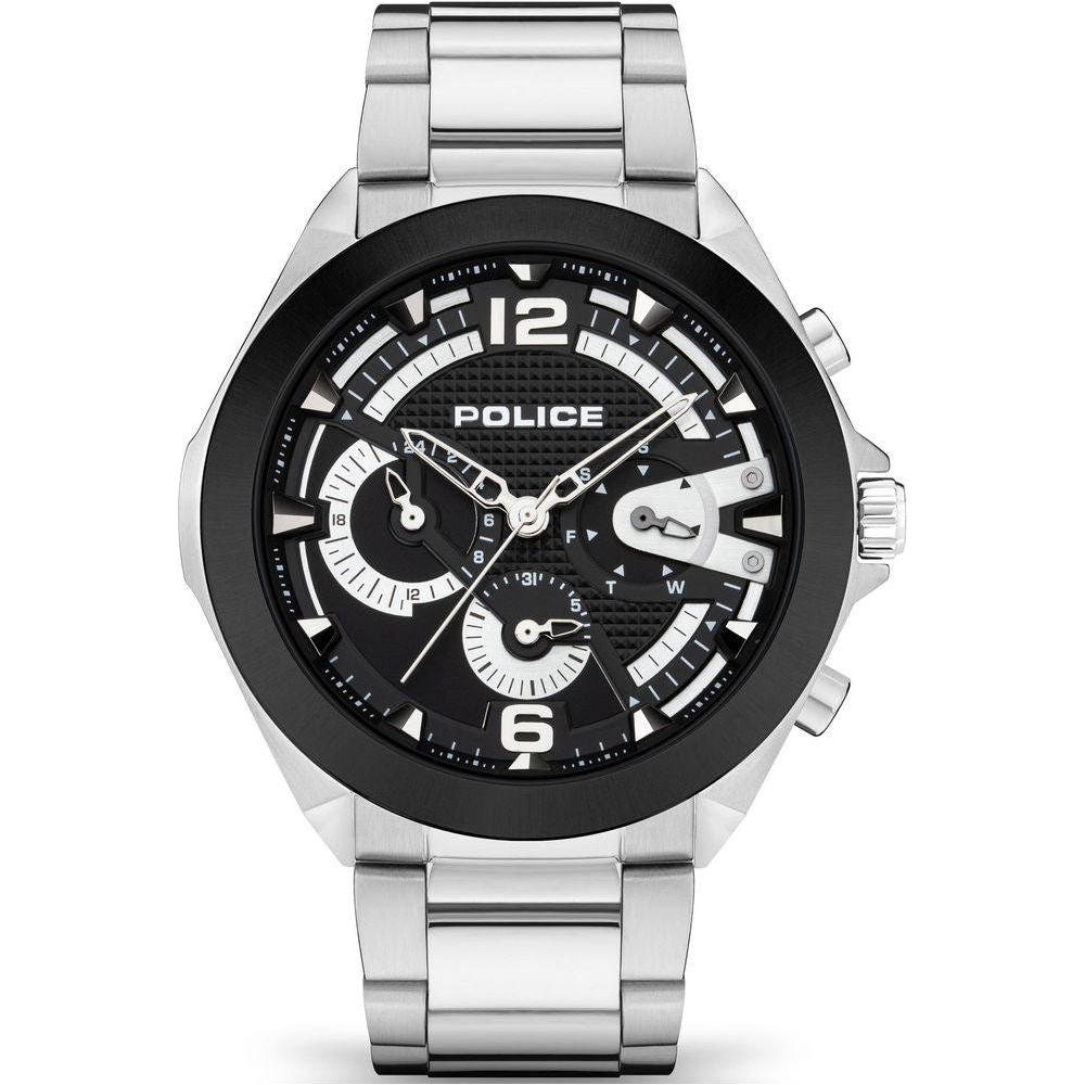 Police Silver Stainless Steel Watch Police