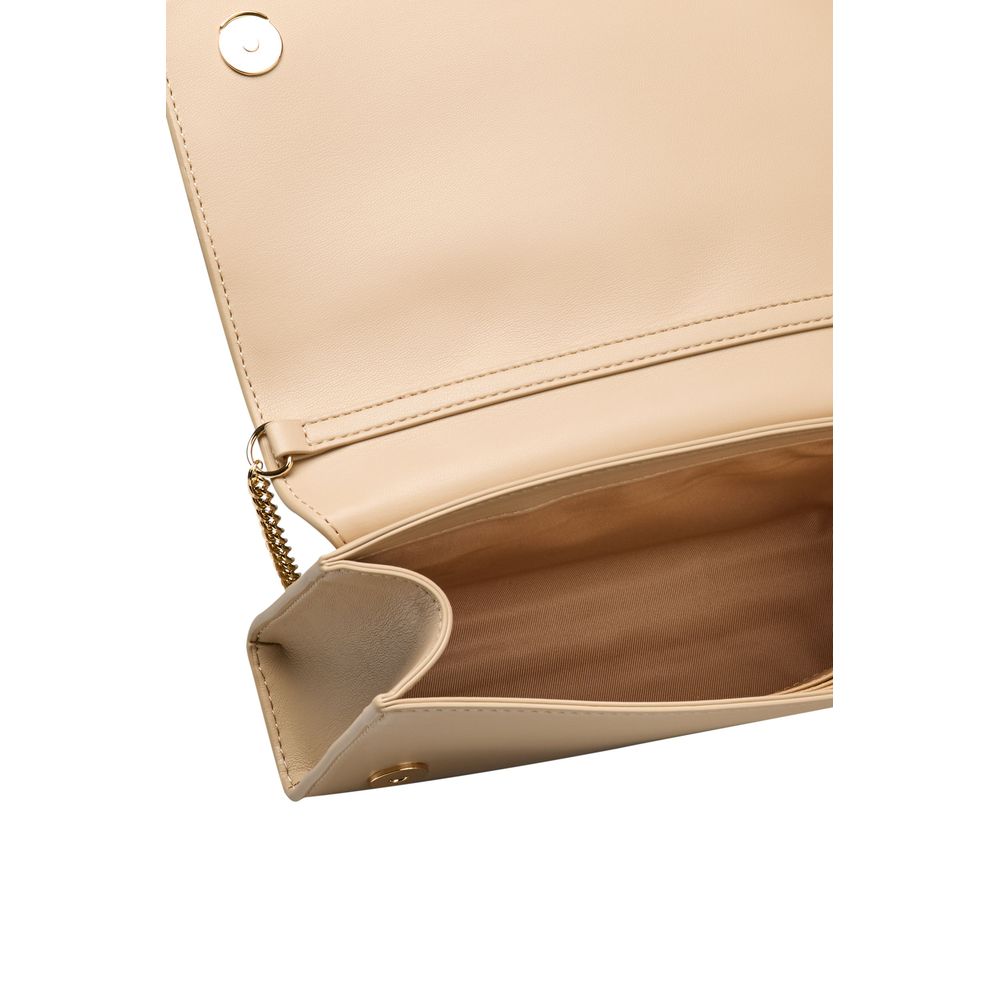 Love Moschino Beige Polyethylene Crossbody Bag Love Moschino