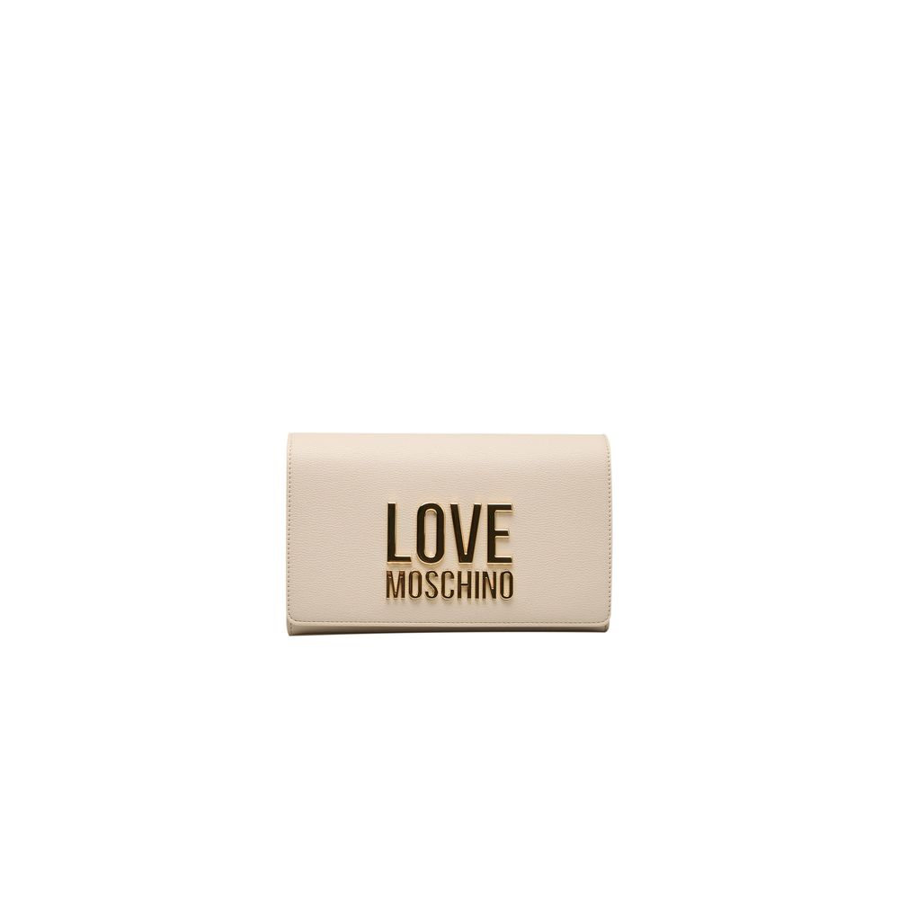 Love Moschino Beige Polyethylene Crossbody Bag Love Moschino