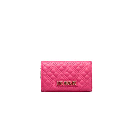 Love Moschino Fuchsia Polyethylene Crossbody Bag