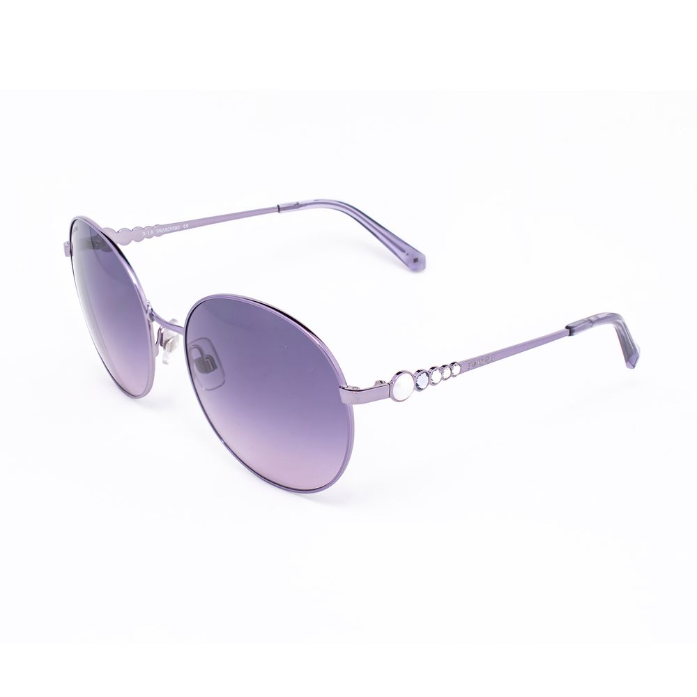 Swarovski Purple Metal Sunglasses Swarovski