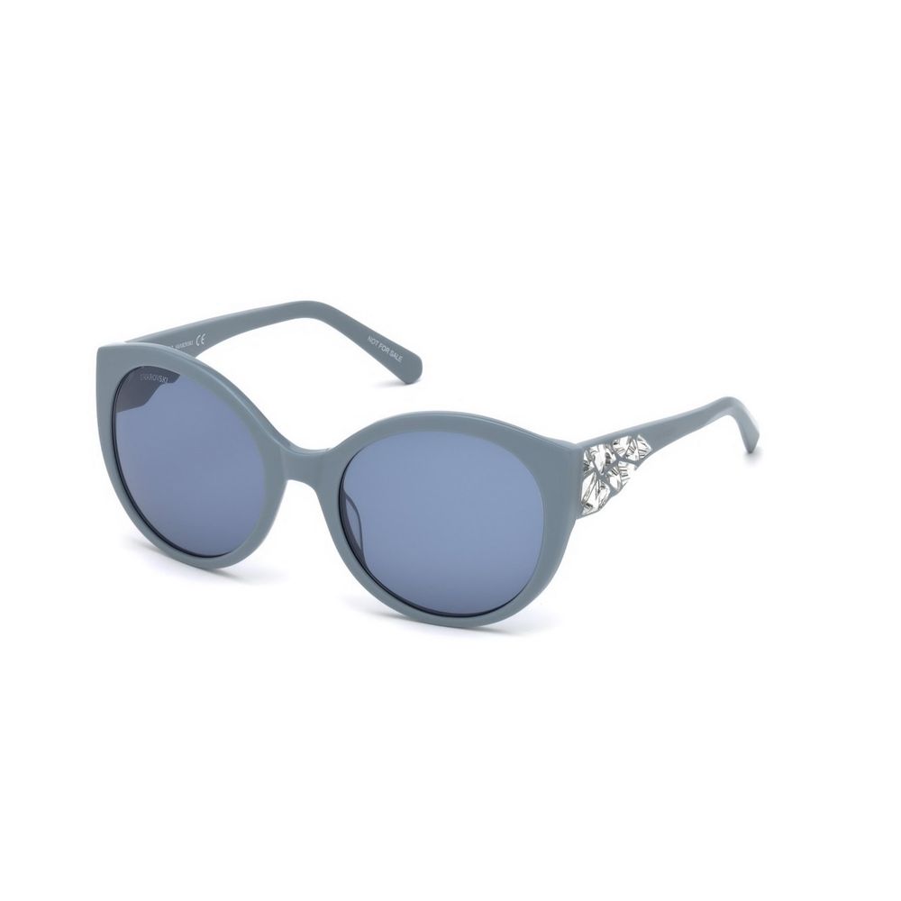 Swarovski Blue Plastic Sunglasses Swarovski