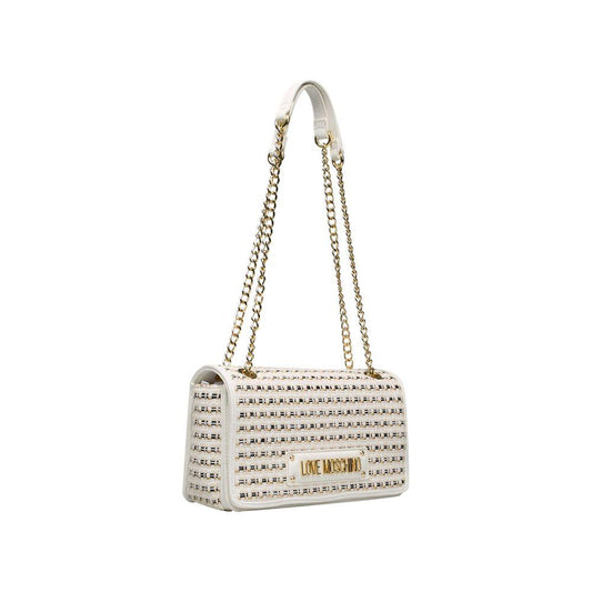 Love Moschino White Polyethylene Crossbody Bag