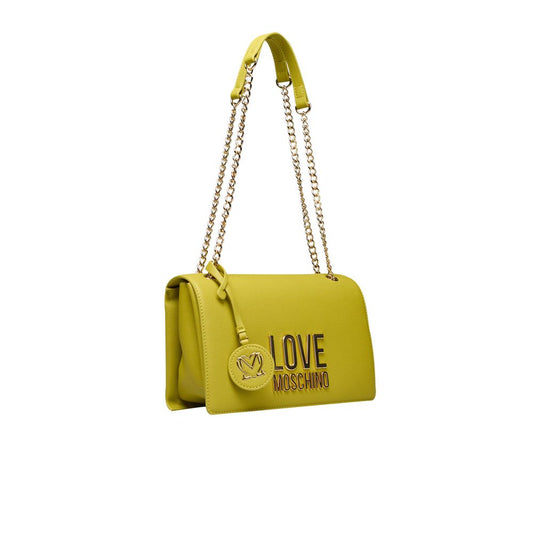 Love Moschino Yellow Polyethylene Crossbody Bag