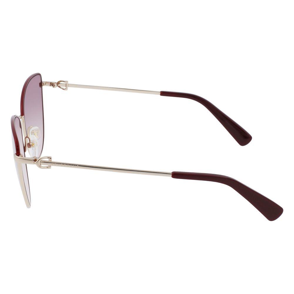 Longchamp Gold Metal Sunglasses