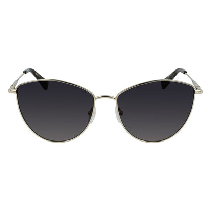 Longchamp Gold Metal Sunglasses