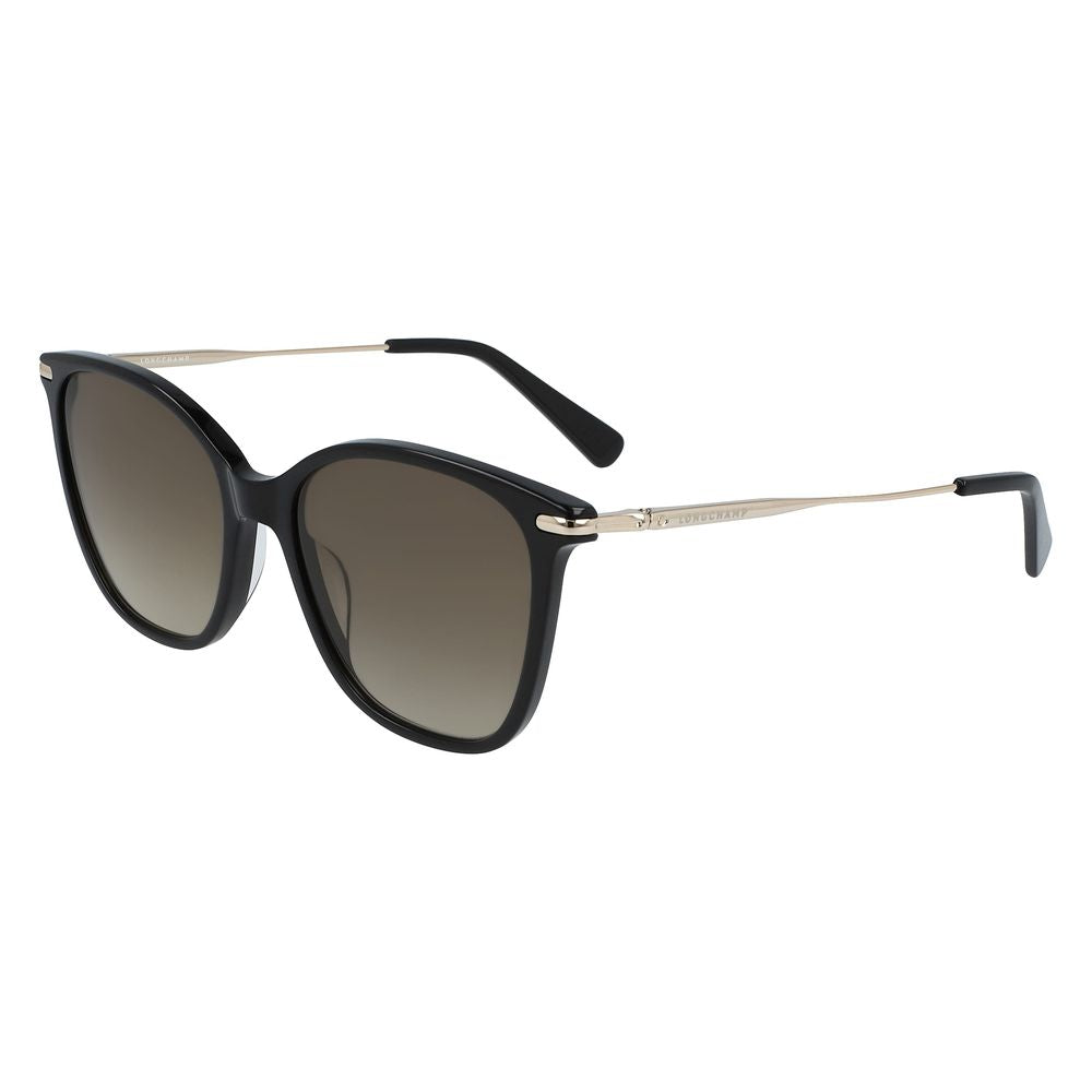 Longchamp Black Acetate Sunglasses