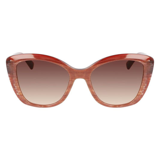 Longchamp Red Acetate Sunglasses Longchamp