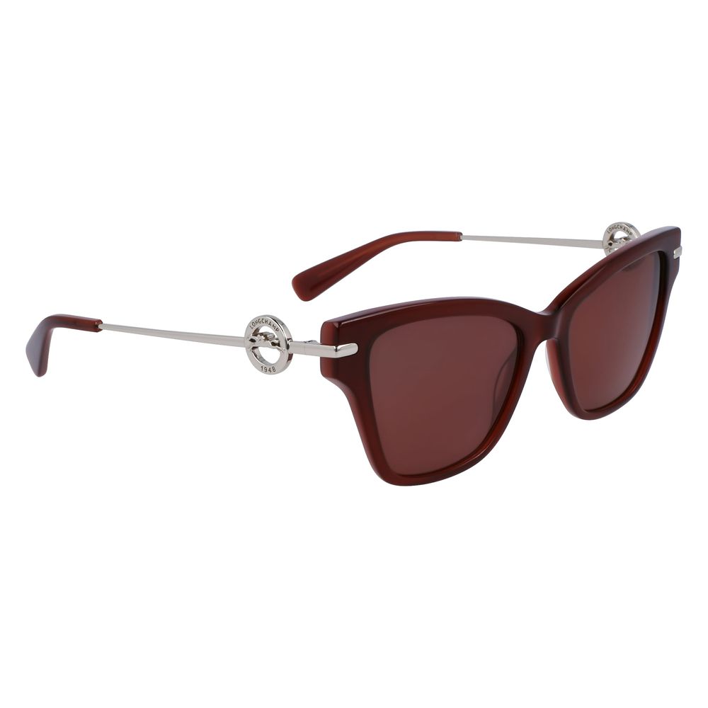 Longchamp Brown Acetate Sunglasses