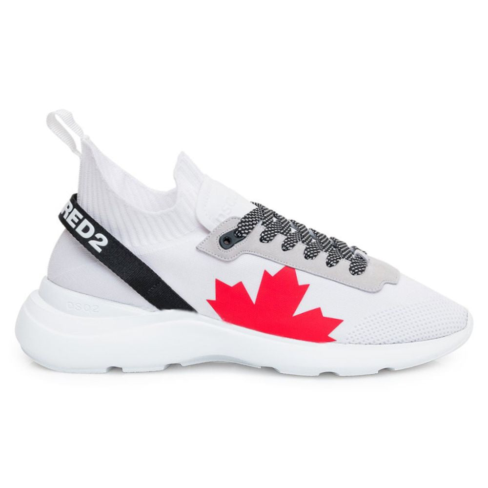 Dsquared² White Polyester Sneaker Dsquared²