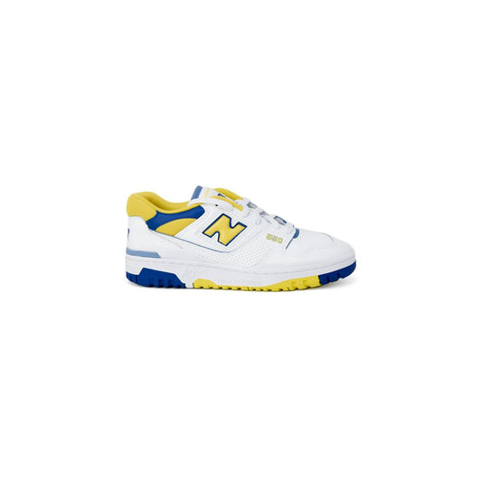 New Balance Yellow Synthetic Leather Sneaker