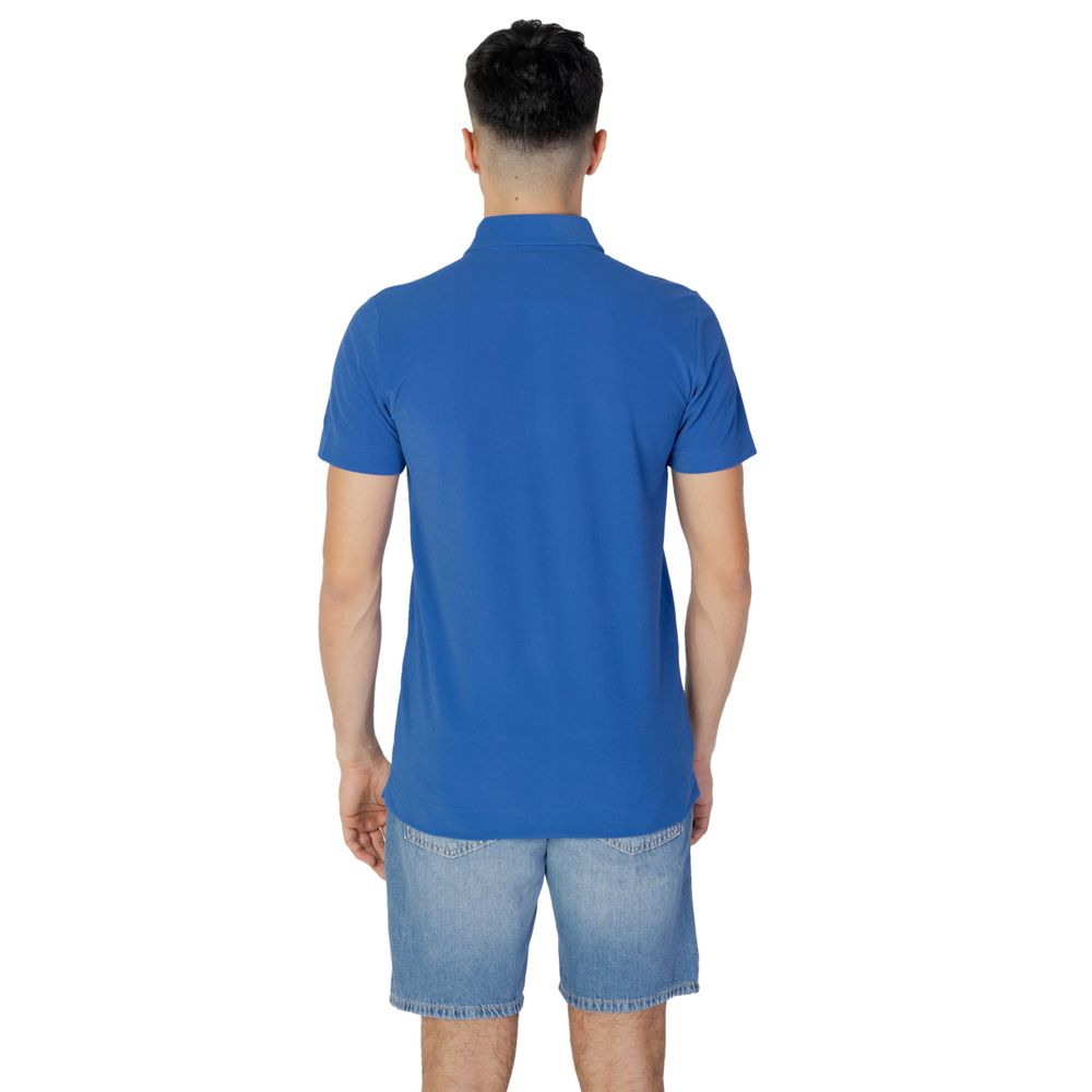 Suns Blue Polyester Polo Shirt