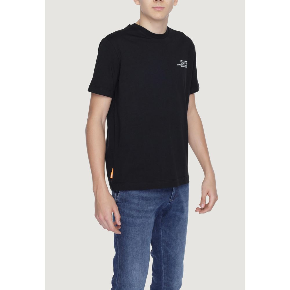 Suns Black Cotton T-Shirt