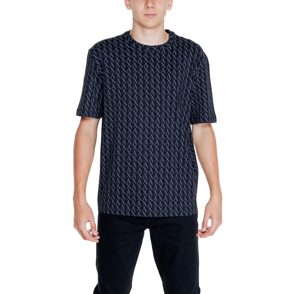 Armani Exchange Black Cotton T-Shirt Armani Exchange