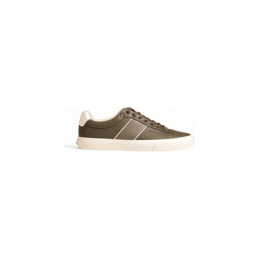 Hugo Boss Green Leather Sneaker