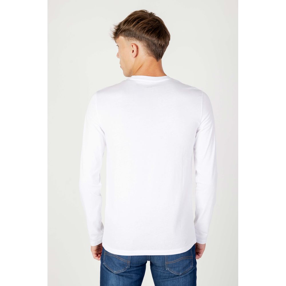 Armani Exchange White Cotton Shirt Armani Exchange