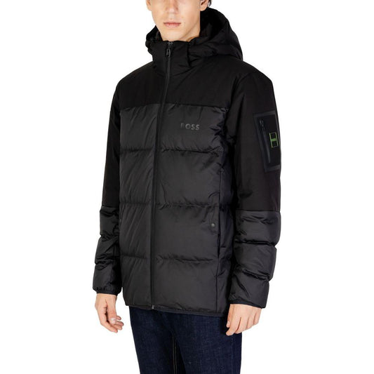 Hugo Boss Black Recycled Polyester Jacket Hugo Boss