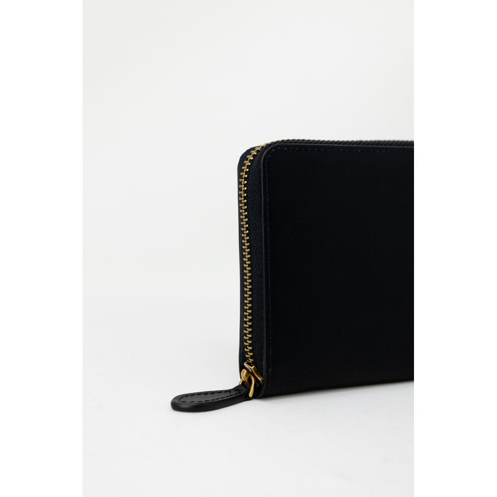 PINKO Black Leather Wallet