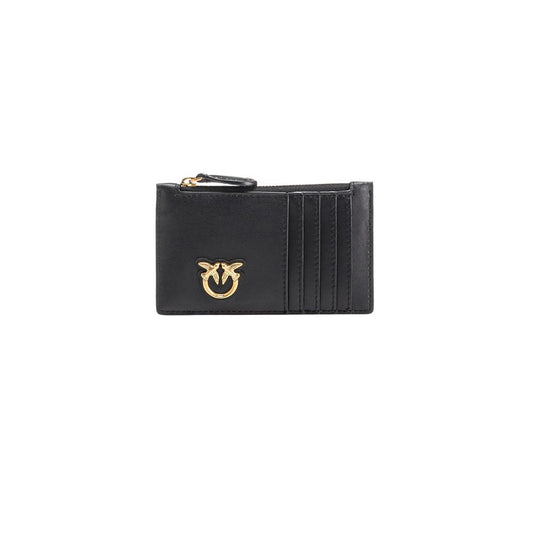 PINKO Black Leather Wallet