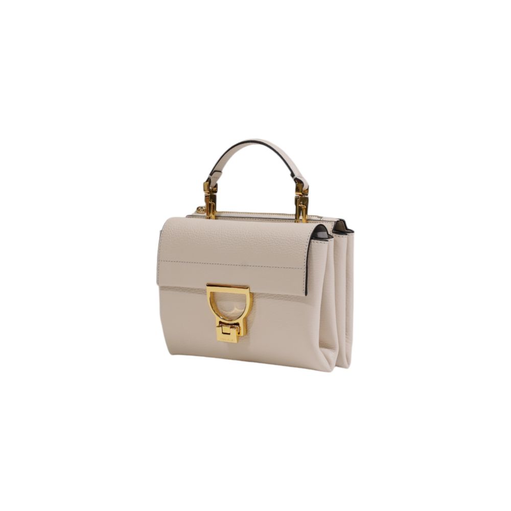 Coccinelle White Leather Handbag