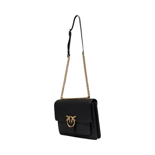 PINKO Black Leather Handbag PINKO