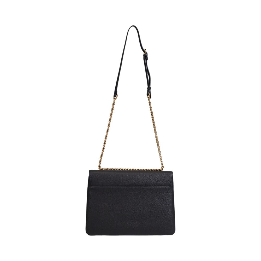 PINKO Black Leather Handbag