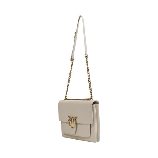 PINKO White Leather Handbag PINKO