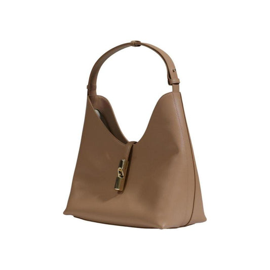 Furla Beige Leather Handbag Furla