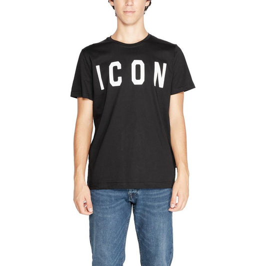 Icon Black And White Cotton T-Shirt Icon