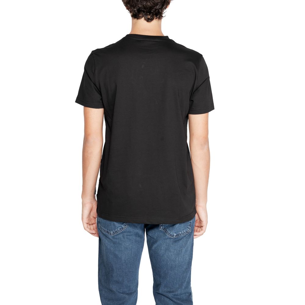 Icon Black Cotton T-Shirt Icon