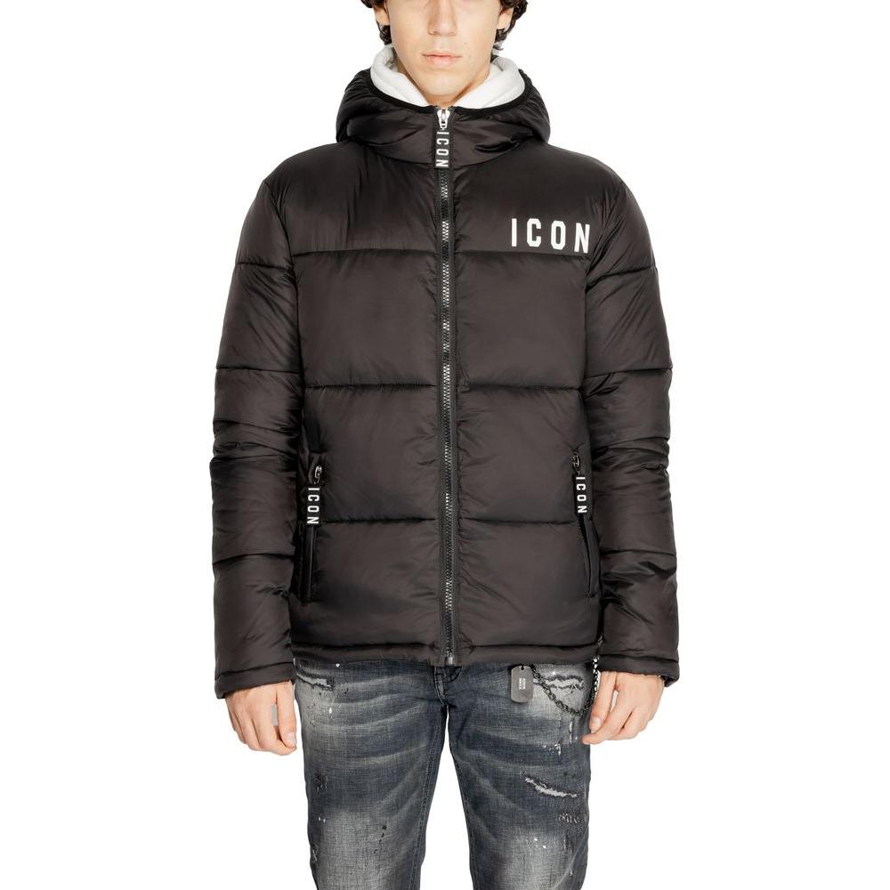 Icon Black Nylon Jacket Icon