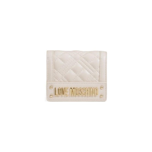 Love Moschino Beige Polyethylene Wallet Love Moschino