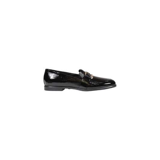 Furla Black Leather Flat Shoe Furla